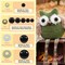 150PCS Large Black Plastic Safety Eyes with Washers – 14mm to 40mm for Amigurumis, Crochet Dolls & Stuffed Animals